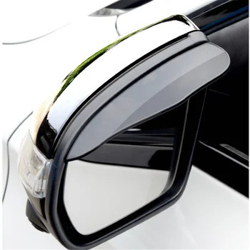 Стайлинг автомобиля зеркало заднего вида дождевик для BMW E46 E60 Ford focus 2 Kuga Mazda 3 cx-5 VW Polo Golf Jetta Passat