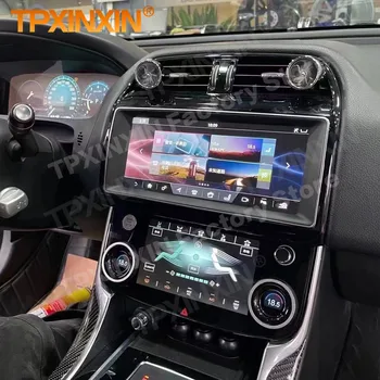 Кондиционер Android Мультимедийный Ресивер Для Jaguar F-Pace Fpace X761 2016 2017 2018 2019 2020 GPS Радио Аудио IPS Головное Устройство