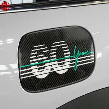 Украшение крышки топливного бака автомобиля из углеродного волокна Наклейки Union Jack Накладные чехлы для MINI Cooper Countryman F60 Аксессуары