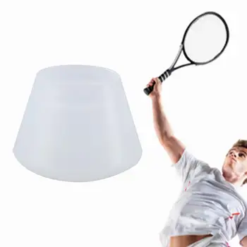 Прозрачный белый противоударный чехол для ракетки Tennis Energy Sleeve Крышка для питания ракетки Крышка для ручки крышки для теннисной ракетки