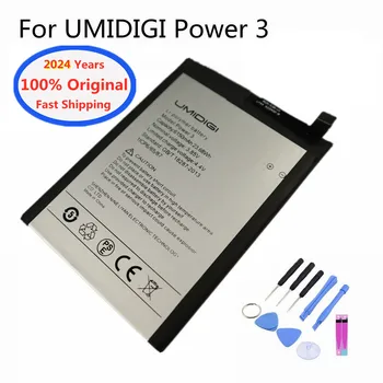 2024 Года 6150 мАч 100% Оригинальный Аккумулятор Телефона Для смартфона UMI UMIDIGI Power 3 Power3 Высококачественные Сменные Батареи