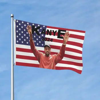 Американский Рэпер Певец Kanye Flag West Life Of Pablo Hands Flag Открытый Баннер Украшение Из Полиэстера Прочные Флаги размером 3x5 4x6 5x8 ФУТОВ