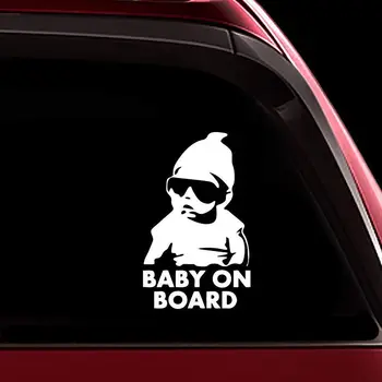 Водонепроницаемая Виниловая Наклейка, Светоотражающие Наклейки на стену, Наклейка для автомобиля Baby on Board