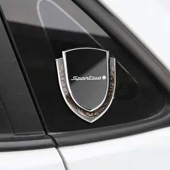 Автомобильные наклейки Эмблемы Боковой щит Значок логотипа для стайлинга автомобилей Наклейка на окно кузова автомобиля для Alfa Romeo Sportiva Автомобильные аксессуары