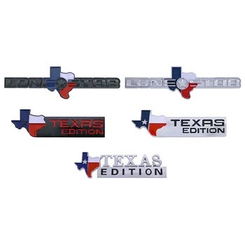 3D Металлические автомобильные буквы для Jeep Renegade Wrangler Patriot Long Star Texas Edition, Логотип, Эмблема, Значок, Наклейка на багажник, Аксессуары