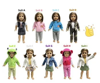 45 см Горячая распродажа всевозможной модной одежды для 18-дюймовой куклы American Girl в подарок детям