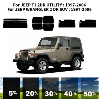Предварительно Обработанная нанокерамика car UV Window Tint Kit Автомобильная Оконная Пленка Для JEEP WRANGLER 2 DR SUV 1997-2006