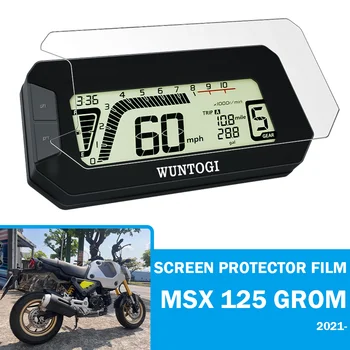 Для Honda MSX 125 Grom MSX125 Grom 2021-Защитная пленка для экрана приборной панели MSX125 Аксессуары Защитная пленка для TFT-ЖК-экрана