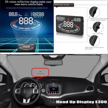 Для Dodge Journey JC 2009-2012 автомобильный головной дисплей HUD проектор экрана безопасного вождения автоаксессуары пленка Plug And Play