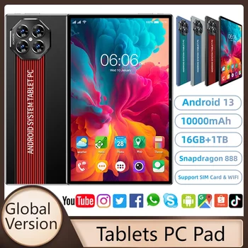Оригинальная Глобальная версия 2023 Pad 15 Pro Планшетный ПК Android 13 Snapdragon 888 16 ГБ 512 ГБ Восьмиядерный 11-дюймовый HD 4K экран 5G Wifi Tab