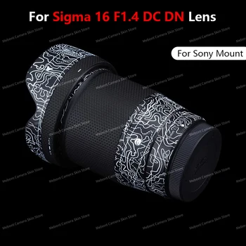 Для Sigma 16mm 1 4 Sony Skin 16mm F/1.4 DC DN Защитная пленка для кожи объектива камеры с креплением Sony