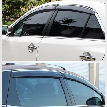 MONTFORD Для Hyundai Santa Fe IX45 2013 2014 2015 ABS Пластиковые Оконные Козырьки Вентиляционные Козырьки Защита От Дождя И Солнца Дефлекторные Укрытия