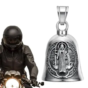 Подвеска в виде колокольчика из титановой стали в байкерском стиле, ожерелье Eagle Rider для мужчин И женщин, Аксессуары для мотоциклов