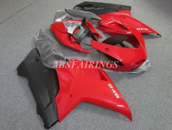 4Gifts Новый Комплект Обтекателей мотоцикла ABS, Пригодный Для Ducati 848 1098 1198 1098s 1098r 1198s Кузов Красный Черный