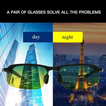 Солнцезащитные очки большого размера дневного и ночного видения водительские очки ночного видения Солнцезащитные очки большого размера Наружные очки для взрослых