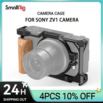 Клетка для камеры SmallRig для Sony ZV1 Camera Vlogging Camera Rig Легкий вес Можно прикрепить со штативом для видеоблогинга 2938/2937