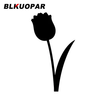BLKUOPAR для автомобильных наклеек с силуэтом Тюльпана, водонепроницаемых, устойчивых к царапинам, креативных наклеек на мотоцикл, декор для каравана, наклейка на автомобиль