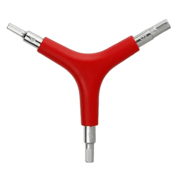 3-ходовой велосипедный ключ Y-образный шестигранный ключ Универсальный инструмент для обслуживания велосипеда Динамометрические ключи для велосипеда Инструмент для ремонта внутренних ключей