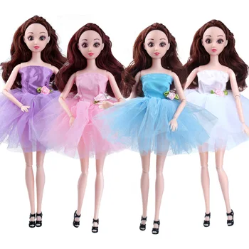 Кукольная балетная юбка, модная кукла-игрушка для девочек, 4 цвета, дополнительные аксессуары для игрушечной одежды