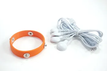 Секс-аксессуары Кольцо для пениса с электрическим током, физиотерапевтический электрошоковый стимулятор, кольцо с задержкой времени, секс-игрушки для мужчин