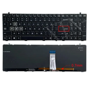 Клавиатура ноутбука с RGB подсветкой США Для Hasee Z7-KP5GA Z7M-KP5GA Z7-KP5GC Z7M-KP5GC Z7-CT5GA Z7M-CT5GA G7-CT7VK T50 T50TI