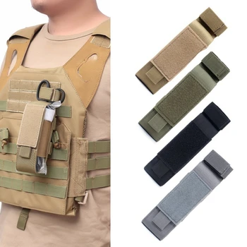 Тактический чехол для медицинских ножниц Molle, военный жгут, держатель EDC, поясная сумка, охотничьи принадлежности, нож, кобура с фонариком,