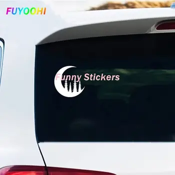 FUYOOHI бутик наклейки Луны лес водонепроницаемый окна автомобиля крышка топливного бака наклейки наклейки для автомобили грузовики настенные аксессуары