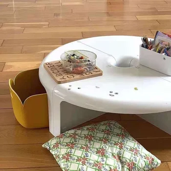 Простой журнальный столик в скандинавском стиле, роскошь гостиной, Уникальные Белые журнальные столики, Современная минималистичная мебель для дома Mesa De Centro De Sala