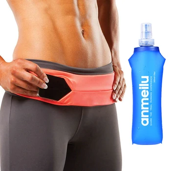 Поясная сумка для бега, мужская Женская спортивная поясная сумка, пояс для бега по тропе, скрытая поясная сумка, держатель для телефона, сумка для марафона, бутылка для воды
