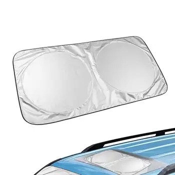Солнцезащитный козырек на лобовое стекло, складной солнцезащитный козырек для автомобиля, защита лобового стекла, Складная защитная шторка для ветрового стекла, Аксессуары для укладки