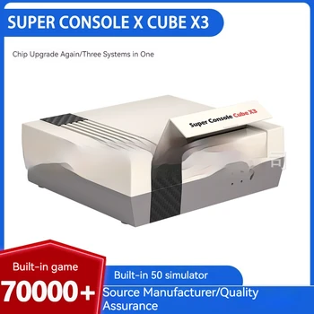 Трансграничная Популярная Ретро-Игровая Приставка Super Console Cubex3 С Тремя Системами, Домашняя Игровая Приставка Box Поддерживает Несколько Игр