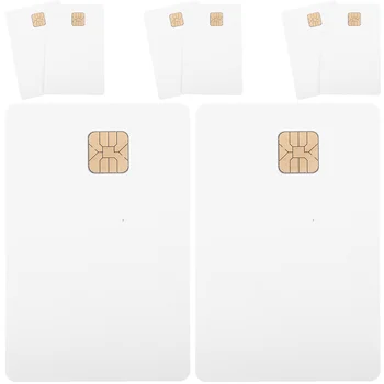 8 Шт. этикеток с пустой печатью Sle4428 из контактного ПВХ (4428 Белая карточка), бирки для Ic-карт с