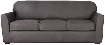 Чехол для дивана из высококачественной эластичной кожи из 4 предметов под старину