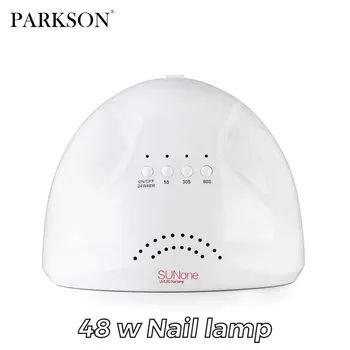 Parkson Быстрая доставка 48 Вт УФ-светодиодная лампа Sunone для маникюра, быстрое отверждение, сушилка для ногтей, гель-лак для ногтей с сенсорным таймером