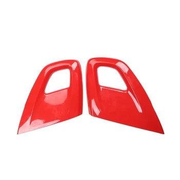 Красная накладка на подлокотник внутренней двери автомобиля, Защитная накладка для Hyundai Veloster 2011-2017, Аксессуары