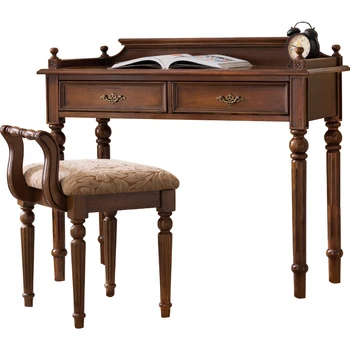 Простота Кабинет Спальня из массива дерева Письменный стол прикроватный столик Мебель в американском стиле гостиная журнальный столик для чая деревянный