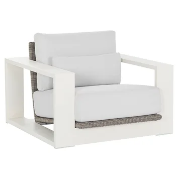 мебель для двора, высококачественные стулья из ротанга для двоих, плетеные из ротанга комбинированные стулья для отдыха для одного человека из алюминиевого сплава