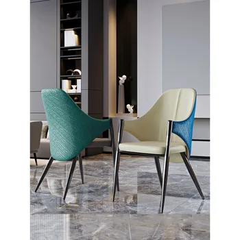 Кресло для переговоров на стойке регистрации итальянское минималистское кресло для домашней столовой современное минималистское рабочее кресло