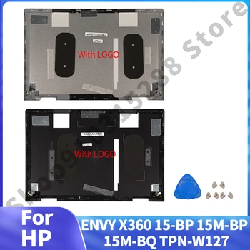 Новинка для ноутбука HP ENVY X360 15-BP 15M-BQ TPN-W127 ЖК-Задняя крышка Задняя Крышка Верхний Экран Задняя крышка Коричневый Серебристый 15,6 Дюймов