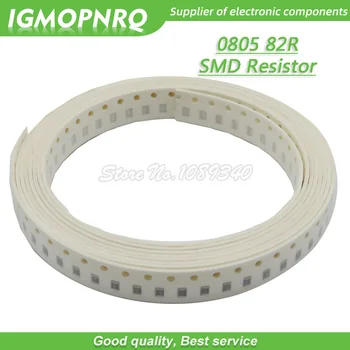 300шт 0805 SMD резистор 82 Ом чип-резистор 1/8 Вт 82R Ом 0805-82R