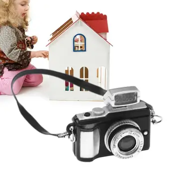 Мини-цифровая камера, кукольный домик, Миниатюрная ЗЕРКАЛЬНАЯ камера, Реквизит для фотосъемки, Аксессуары для украшения, Мини-камера, украшение для дома