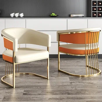 Напольное дизайнерское обеденное кресло Lazy Regale Salon Эргономичные современные стулья для гостиной Минималистичные шезлонги Salle Manger Мебель для дома