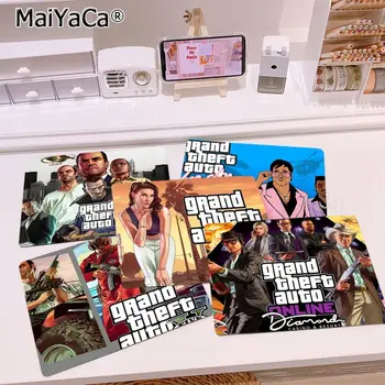 Видеоигры Grand Theft Auto Коврик Для Мыши 25x29 см Маленький Настольный Коврик Студенческий Коврик Для Мыши Компьютерная Клавиатура Коврик для Игр для PC Gamer Mousemat