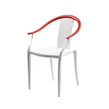 Новый прозрачный стул в китайском стиле, стул Taishi, круглый стул, акриловая спинка, кресло, обеденный стул из скандинавского пластика