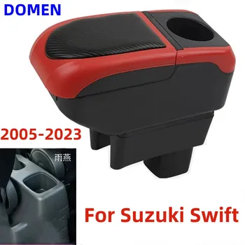 Коробка для подлокотника Suzuki Swift Для автомобильного подлокотника Suzuki Swift 2005-2022, коробка для хранения в салоне, Дооснащение деталей автомобильными аксессуарами USB