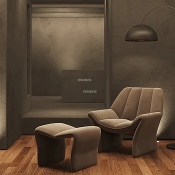 Скандинавская роскошь, Современные стулья для гостиной, Креативная Спальня, Балкон, Односпальный диван, кресло для отдыха, Итальянское дизайнерское кресло, мебель для дома