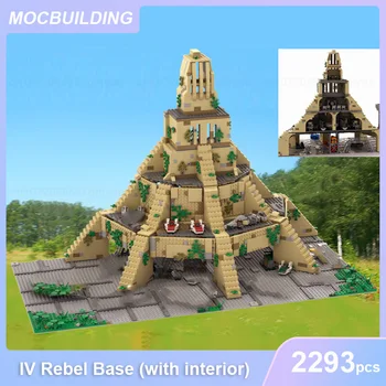 База IV Rebel (с интерьером) Модель MOC Строительные блоки DIY Сборка кирпичей Развивающие Творческие детские игрушки Подарки для детей 2293 шт