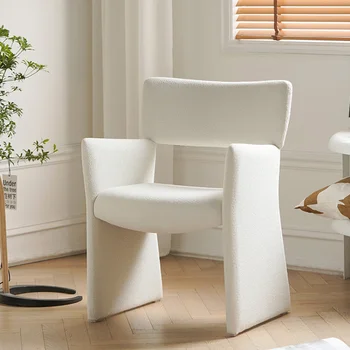 Туалетный столик со спинкой, обеденные стулья с акцентом, расслабляющие дизайнерские современные обеденные стулья в скандинавском стиле, мебель High Silla Comedor YX50DC