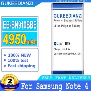 Аккумулятор GUKEEDIANZI для Samsung Galaxy Note 4, N910, EB-BN910BBE, NFC, N910H, N910A, N910C, N910F, N910FQ, N910X, N910W, 4950 мАч