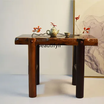 Приставной столик из черного дерева Журнальный столик Угловой Столик Новая китайская современная мебель для гостиной